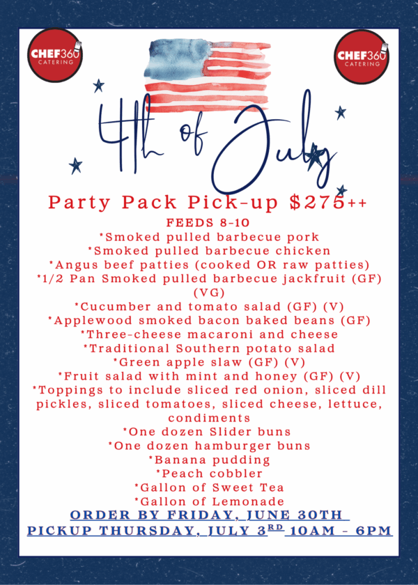 4th of July Party Pack Pick-Up