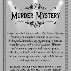Murder Mystery Dinner