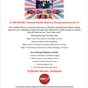 Murder Mystery Dinner